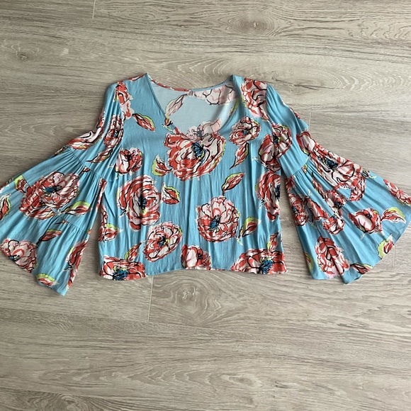 Tracy Reese flounce sleeve top - Picture 3 of 5